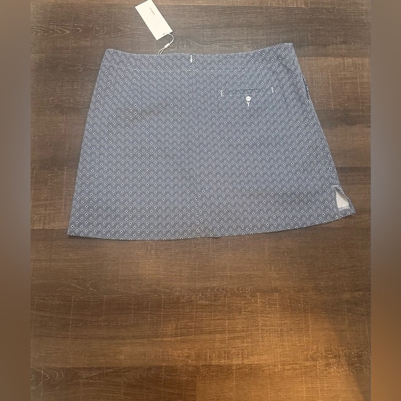 Lady Hagen Essentials Printed Skort Navy Estate Size 16 - Picture 2 of 7